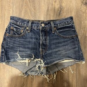 Levi’s Blue Denim Shorts W25
